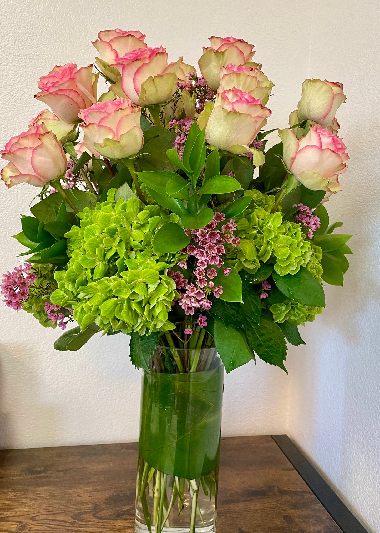 Two Dozen Pastel Roses