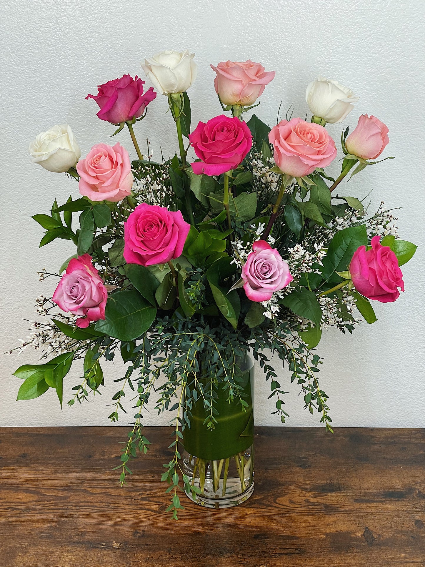 Multicolor Rose Arrangement