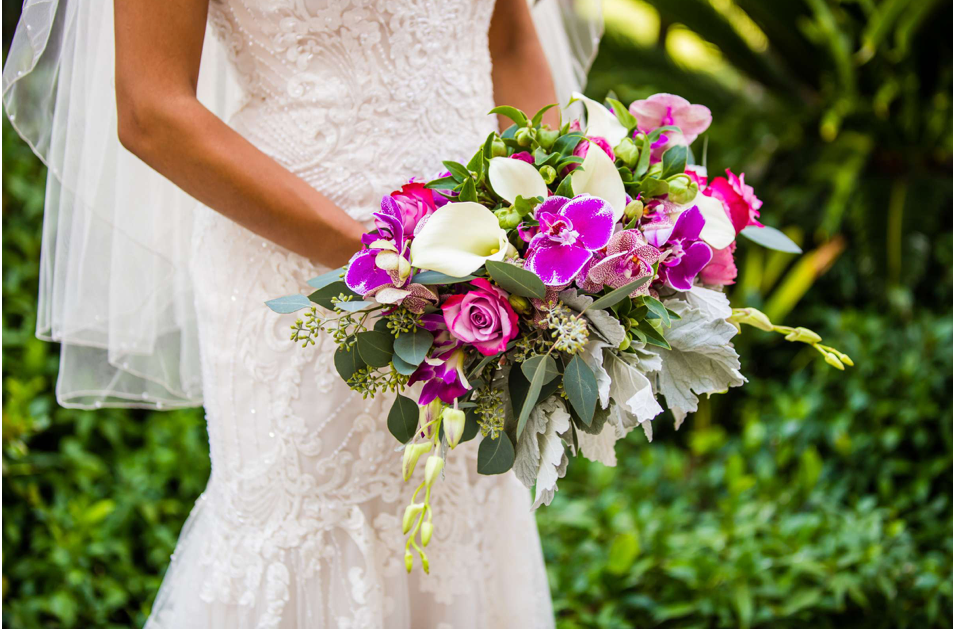 beautiful bridal bouquet delivery san diego 